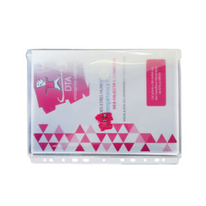 Pochette perforée fermeture velcro, polypro 25/100e incolore <h5>309</h5>